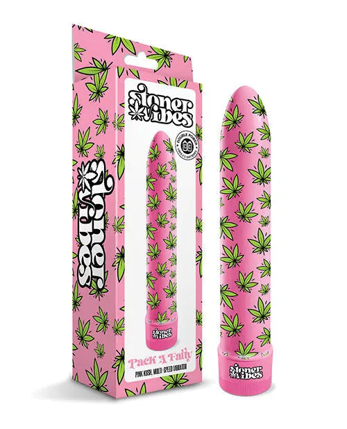 Stoner Vibes Pack A Fatty Multi Speed Vibrator - Pink Kush Global Novelties LLC