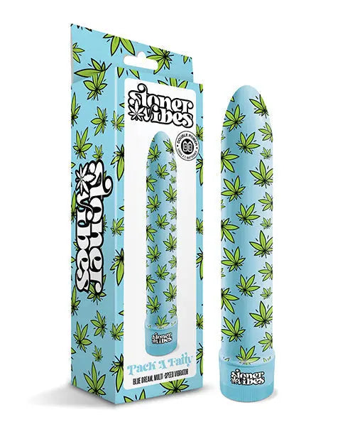 Stoner Vibes Pack A Fatty Multi Speed Vibrator - Blue Dream Global Novelties LLC