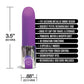 Nixie Smooch Rechargeable Lipstick Vibrator - Purple Ombre Global Novelties LLC