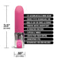 Nixie Smooch Rechargeable Lipstick Vibrator - Pink Ombre Global Novelties LLC