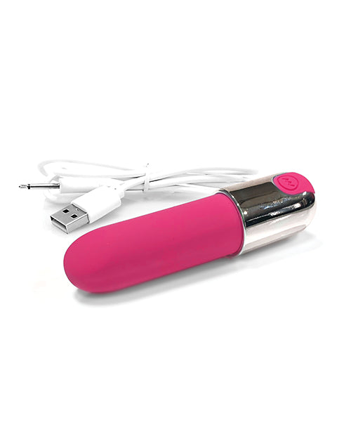 Nixie Smooch Rechargeable Lipstick Vibrator - Pink Ombre Global Novelties LLC