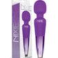 Nixie Rechargeable Wand Massager - Purple Ombre Metallic Global Novelties LLC