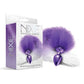 Nixie Metal Butt Plug w/Faux Fur Tail - Purple Metallic Global Novelties LLC