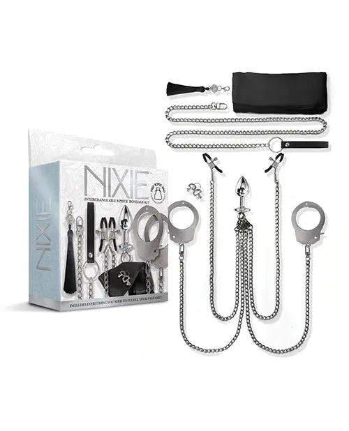 Nixie Interchangeable 8 Pc Bondage Kit Global Novelties LLC