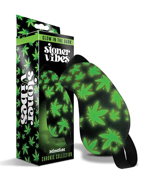 Stoner Vibes Glow in the Dark Blindfold Global Novelties LLC
