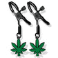 Stoner Vibes Glow in the Dark Adjustable Nipple Clamps Global Novelties LLC