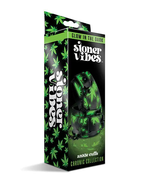 Stoner Vibes Glow in the Dark Ankle Cuffs Global Novelties LLC