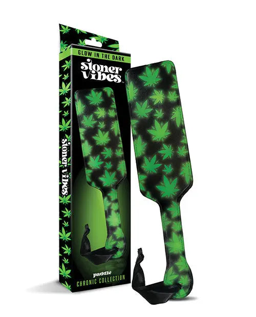 Stoner Vibes Glow in the Dark Paddle - Green Global Novelties LLC