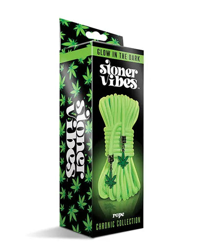Stoner Vibes Glow in the Dark Rope - Green Global Novelties LLC