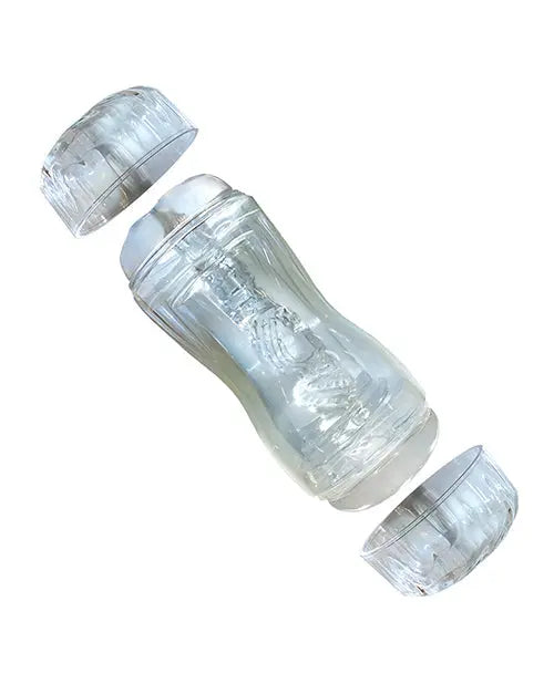 MSTR B8 Double Date  In the Clear Dual End Stroker Global Novelties LLC