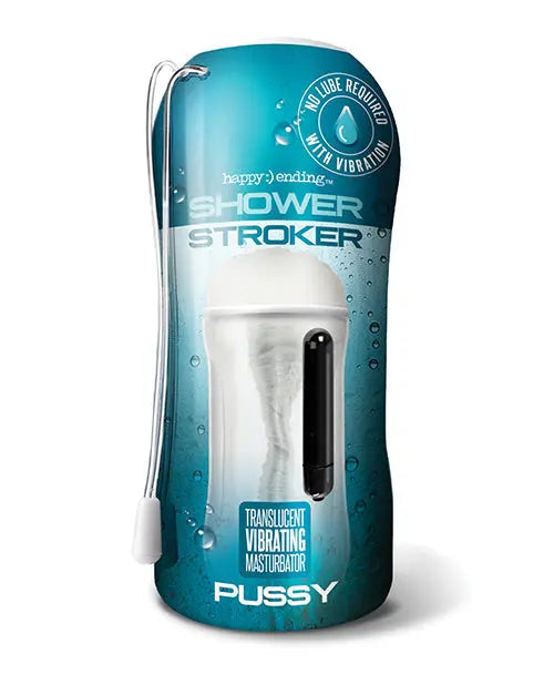 Shower Stroker Vibrating Pussy - Clear Global Novelties LLC
