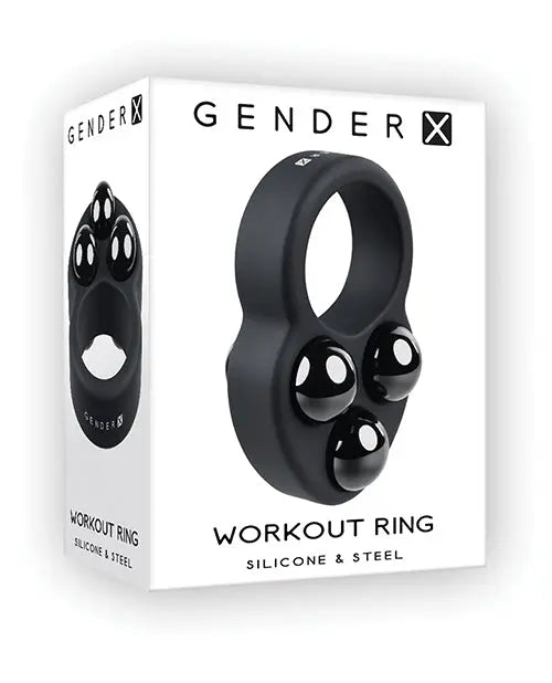 Gender X Workout Ring - Black Evolved Novelties INC