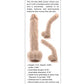 Gender X Flexskin Realistic Dildo | Poseable True Feel 10" Big Dildo | Suction Cup Dildo Evolved Novelties INC