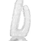 Gender X Dualistic Realistic Dildo | Double Shaft Clear Big Dildo | Girthy Suction Cup Dildo Evolved Novelties INC
