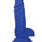 Gender X Realistic Dildo | Semi Sweet Tart Big Dildo | Blue-Purple Suction Cup Dildo Evolved Novelties INC