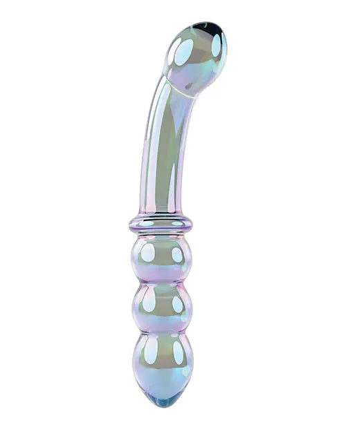 Gender X Realistic Dildo | Lustrous Galaxy Wand | Green Glass Dildo | Double Dildo Massager Evolved Novelties INC