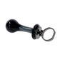 Gender X Blow Pop Glass Anal Plug - Black Evolved Novelties INC