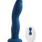 Gender X Snuggle Up Dual Motor Strap On Vibe w/Harness - Blue Evolved Novelties INC