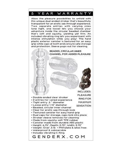 Gender X Double Fantasy - Clear Evolved Novelties INC