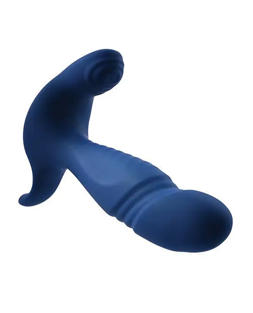 Gender X Thrusting Vibrator | True Blue 10x Curved Blue G Spot Vibrator | Best Vibrator for Women Evolved Novelties INC