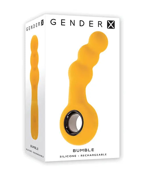 Gender X Bumble Angled Plug - Yellow Evolved Novelties INC