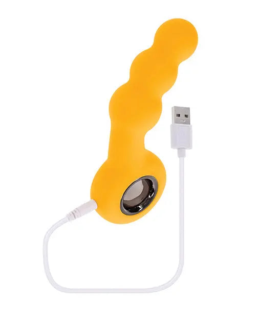 Gender X Bumble Angled Plug - Yellow Evolved Novelties INC