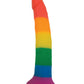 Rainbow 7" Strap On Dildo w/Harness
