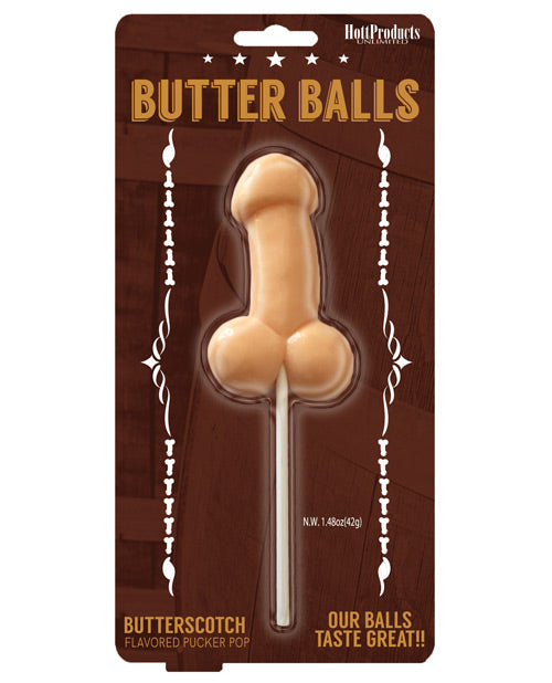 Butter Balls Pecker Pop - Butterscotch Hott Products