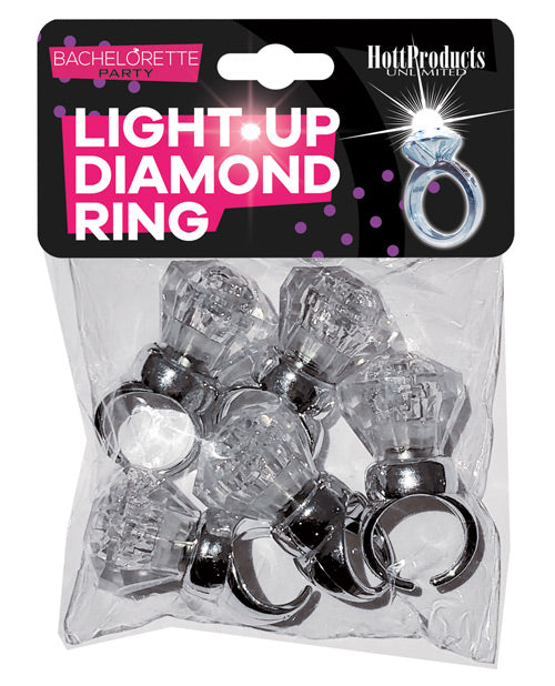 Light Up Diamond Ring - Pack of 5 Hott Products