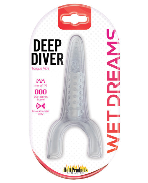 Tongue Star Deep Diver Vibe - Clear Hott Products