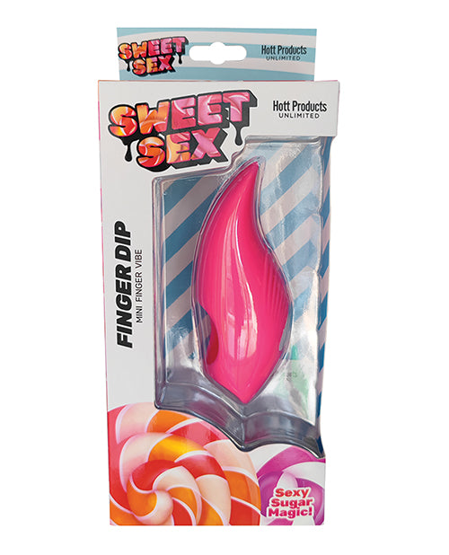 Sweet Sex Finger Dip Mini Finger Vibe - Magenta Hott Products