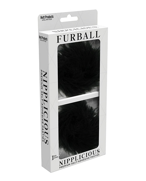 Nipplicious Furball Pasties - Black Hott Products
