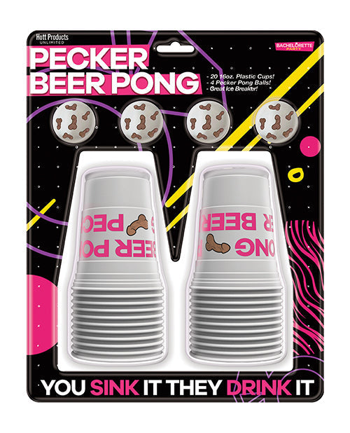 Pecker Beer Pong Game w/Balls Hott Products