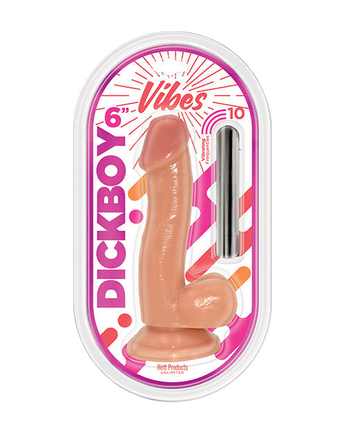 Dick Boy Vanilla Lovers 6" Vibe Bullet Hott Products