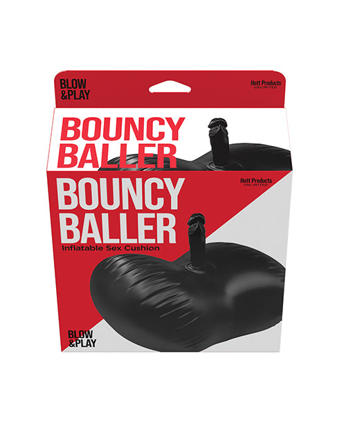 Bouncy Baller Inflatable Cushion w/Dildo & Foot Pump Hott Products