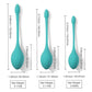 Bluebell Floral 3 Size & Weight Kegel Ball Exercise Set - Blue Uc Global Trade INChoney Play B