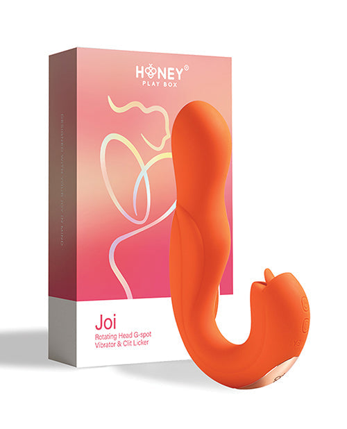 Joi Pro Rotating Head G-Spot Vibrator & Clit Licker w/Remote - Orange Uc Global Trade INChoney Play B
