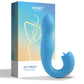 Joi App Controlled Thrusting G-Spot Vibrator & Clit Licker - Blue Uc Global Trade INChoney Play B
