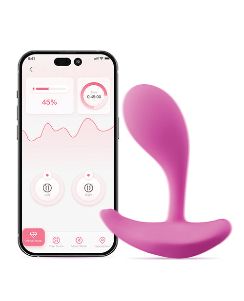 Oly App-Enabled Wearable Clit & G Spot Vibrator - Pink Uc Global Trade INChoney Play B