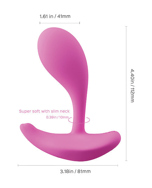 Oly App-Enabled Wearable Clit & G Spot Vibrator - Pink Uc Global Trade INChoney Play B