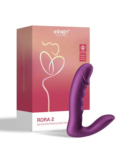 RORA 2 Clit Vibrator | Pressure Sensing App-Controlled Vibrator | Rotating G-Spot Vibrator | Best Vibrator for Women Uc Global Trade INChoney Play B