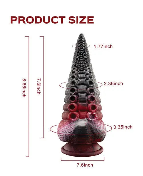 Lava Tentacle Shape Large Dildo | Suction Cup Dildo | 7-Inch Insertable Big Dildo Uc Global Trade INChoney Play B