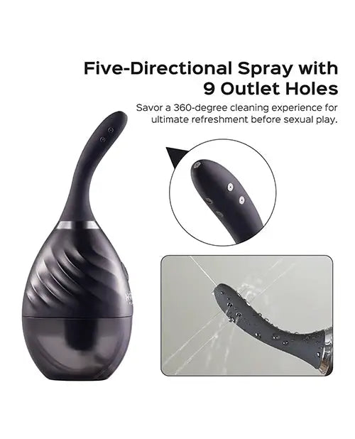 Bulby Auto Spray Anal Douche System - Black Uc Global Trade INChoney Play B