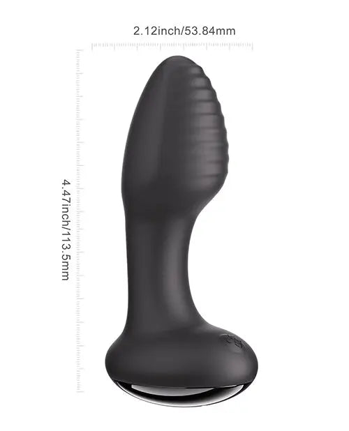 Frenzy Rotating Butt Plug - Black Uc Global Trade INChoney Play B