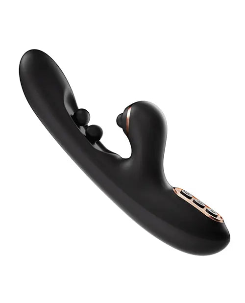 Tickler Wiggling G-Spot Vibrator & Tapping Clitoral Stimulator - Black Uc Global Trade INChoney Play B