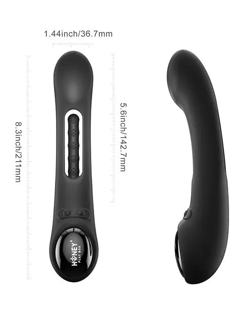 Tempo Phone Vibrator | Pressure Sensing App Controlled Vibrator | Black Flapping G Spot Vibrator Uc Global Trade INChoney Play B