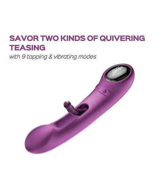 Tempo G Spot Vibrator | Pressure Sensing App-Controlled Vibrator | Flapping Purple Phone Vibrator Uc Global Trade INChoney Play B