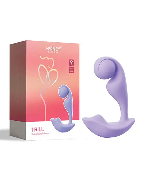 Trill Wearable App Controlled Vibrator | Single Ball Dual Phone Vibrator | Purple G Spot Vibrator | Best Vibrator for Women Uc Global Trade INChoney Play B