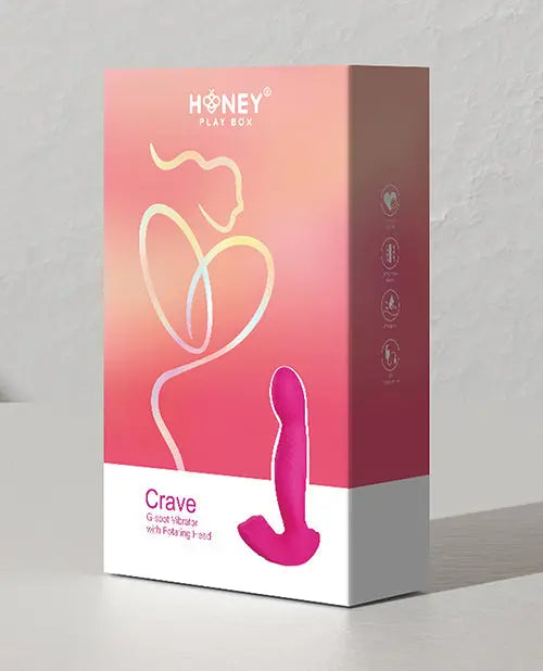Crave G-Spot Vibrator w/Rotating Head - Pink Uc Global Trade INChoney Play B