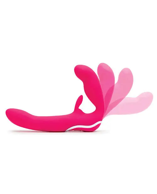 Happy Rabbit Vibrator | Strapless Strap On Dildo | Pink G Spot Vibrator | Clit Vibrator | 15-Mode Best Vibrator for Women Lovehoney C/o Wow Tech